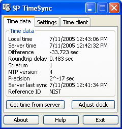 SP TimeSync Screenshot